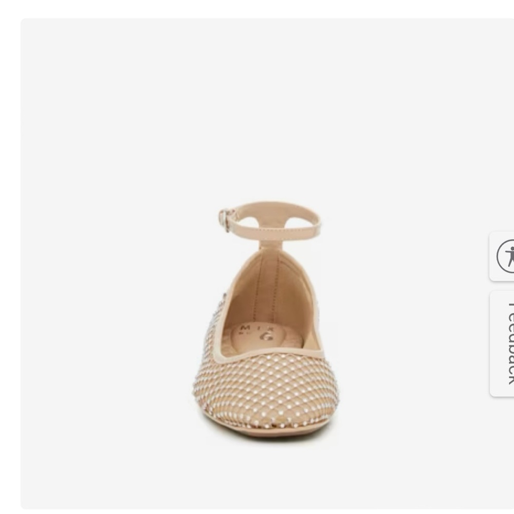 Chic Beige Woven Flats